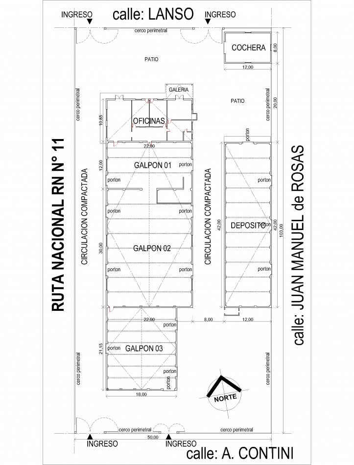 COMPLEJO DE GALPONES, DEPOSITOS Y OFICINAS, NELSON, SANTA FE