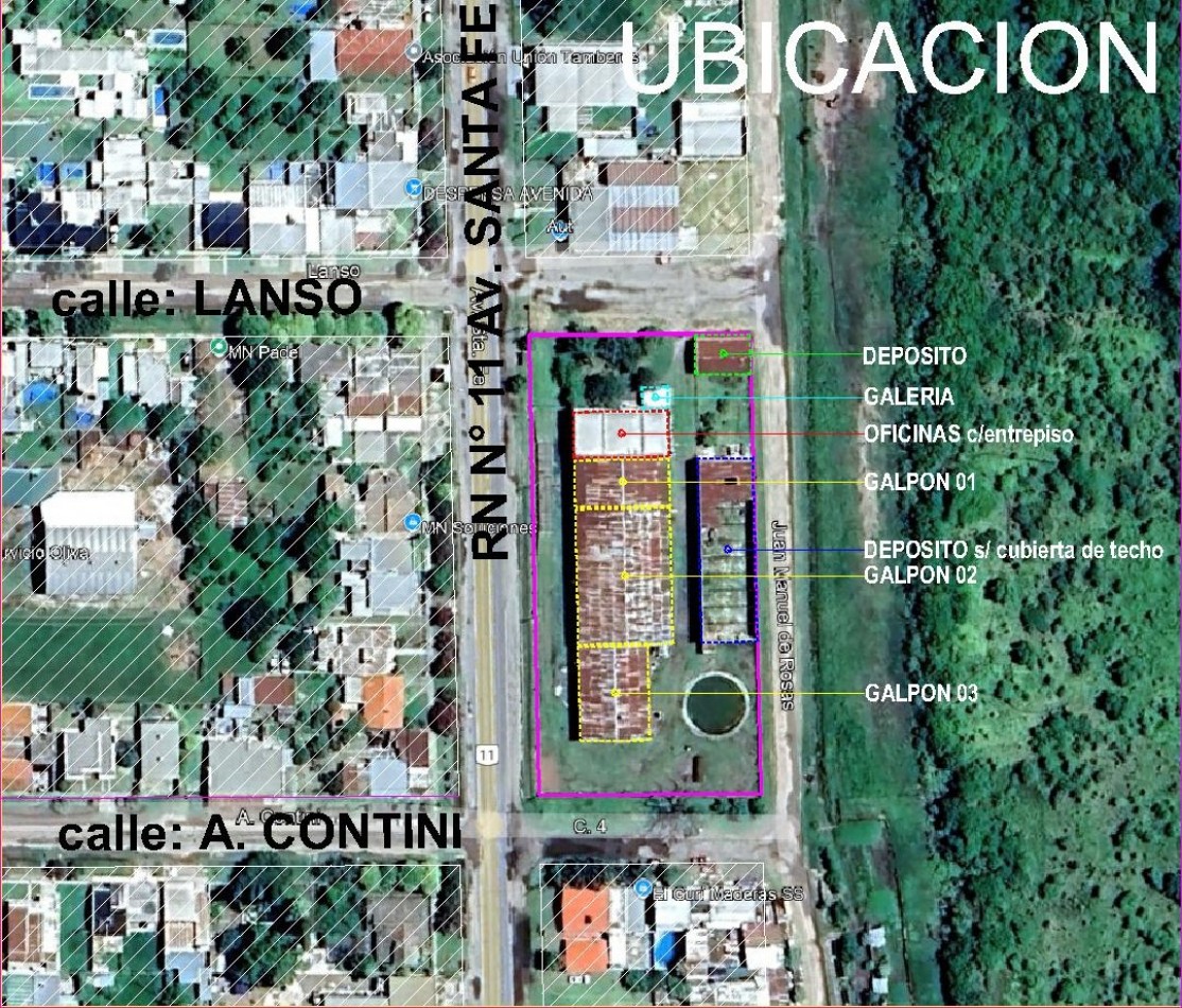 COMPLEJO DE GALPONES, DEPOSITOS Y OFICINAS, NELSON, SANTA FE
