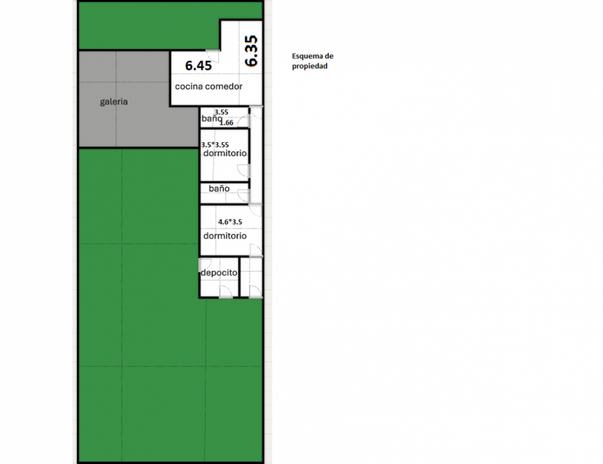 Casa a estrenar 2 dormitorios , cochera y patio - Praderas