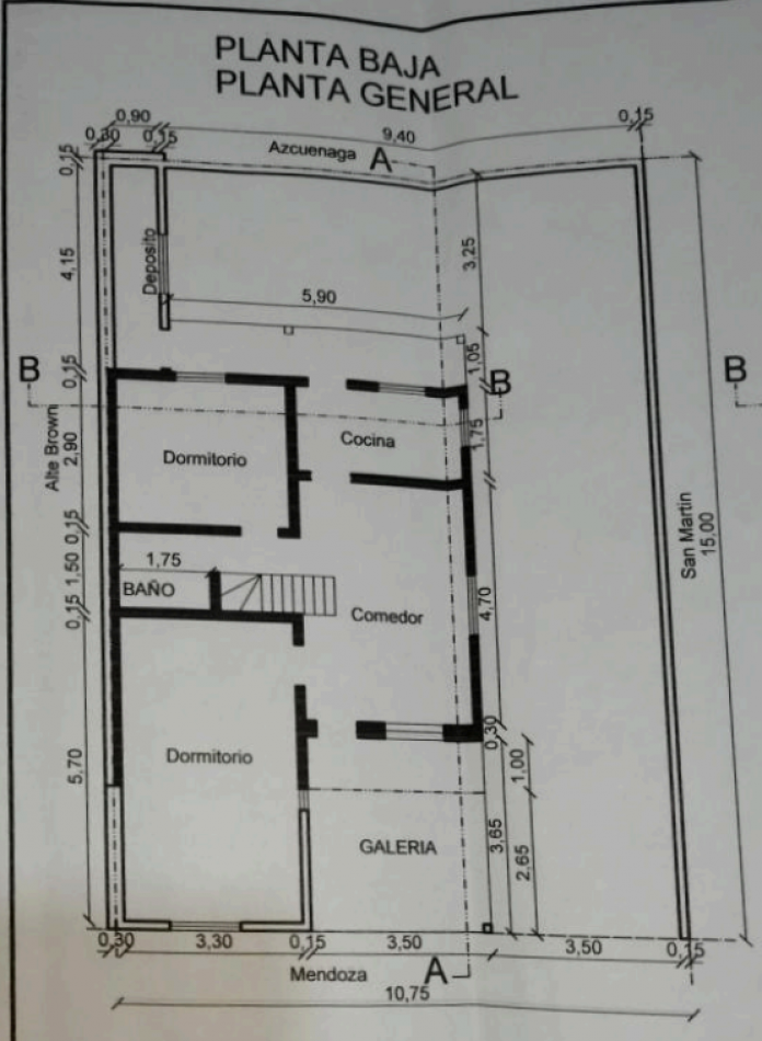 CASA INTERNA DE 3 DORMITORIOS EN BARRIO SAN MARTIN, SANTO TOME