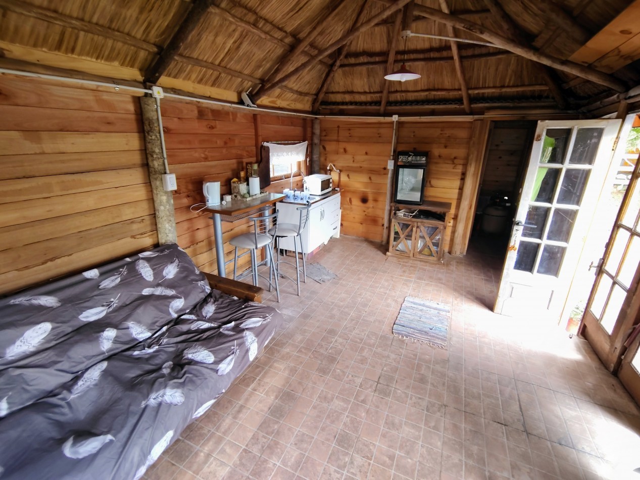 Cabaña con pileta en Los Zapallos | A 50 m Ruta 1 | Ideal descanso o renta
