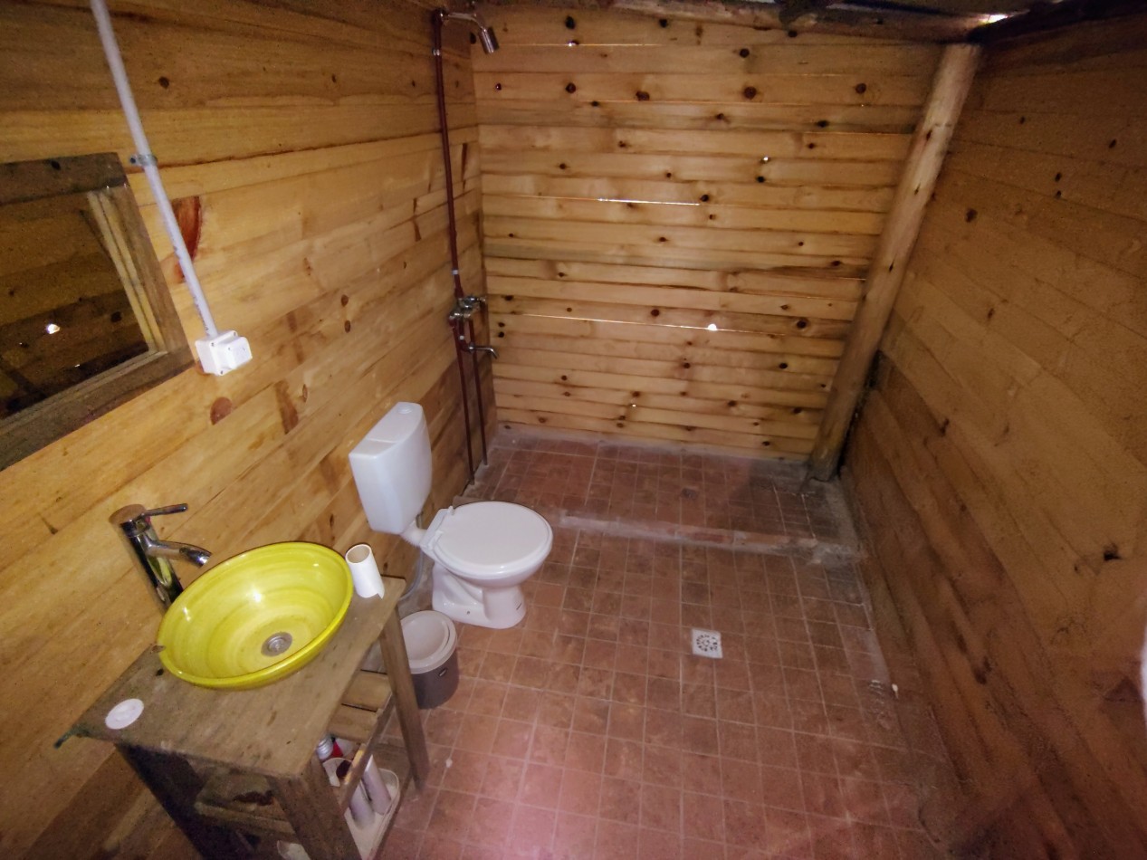 Cabaña con pileta en Los Zapallos | A 50 m Ruta 1 | Ideal descanso o renta