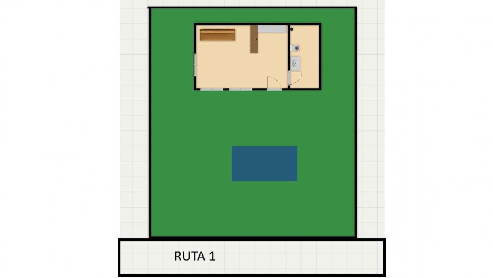 Cabaña con pileta en Los Zapallos | A 50 m Ruta 1 | Ideal descanso o renta