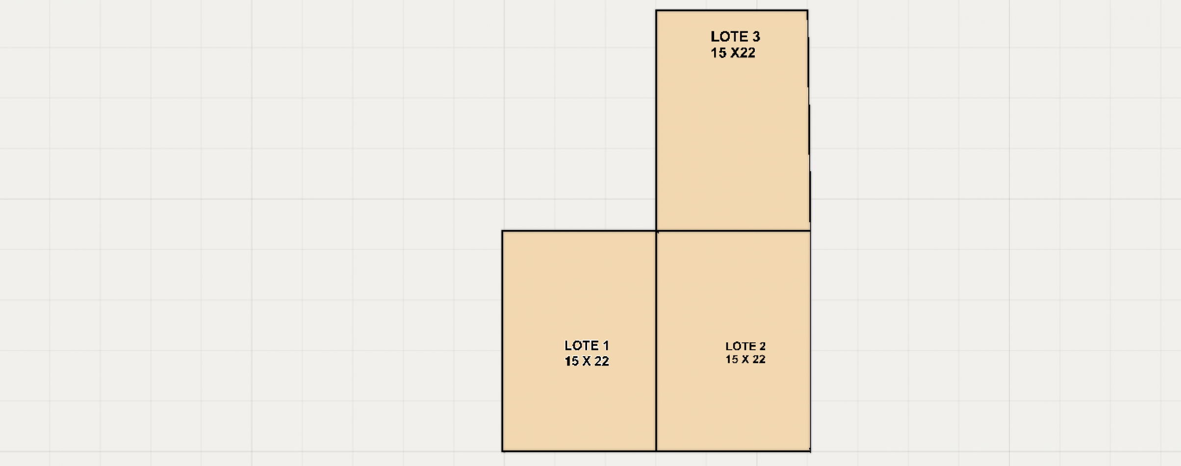 Terreno 15x22 en Los Zapallos sobre calle Sabalo | Excelente ubicacion