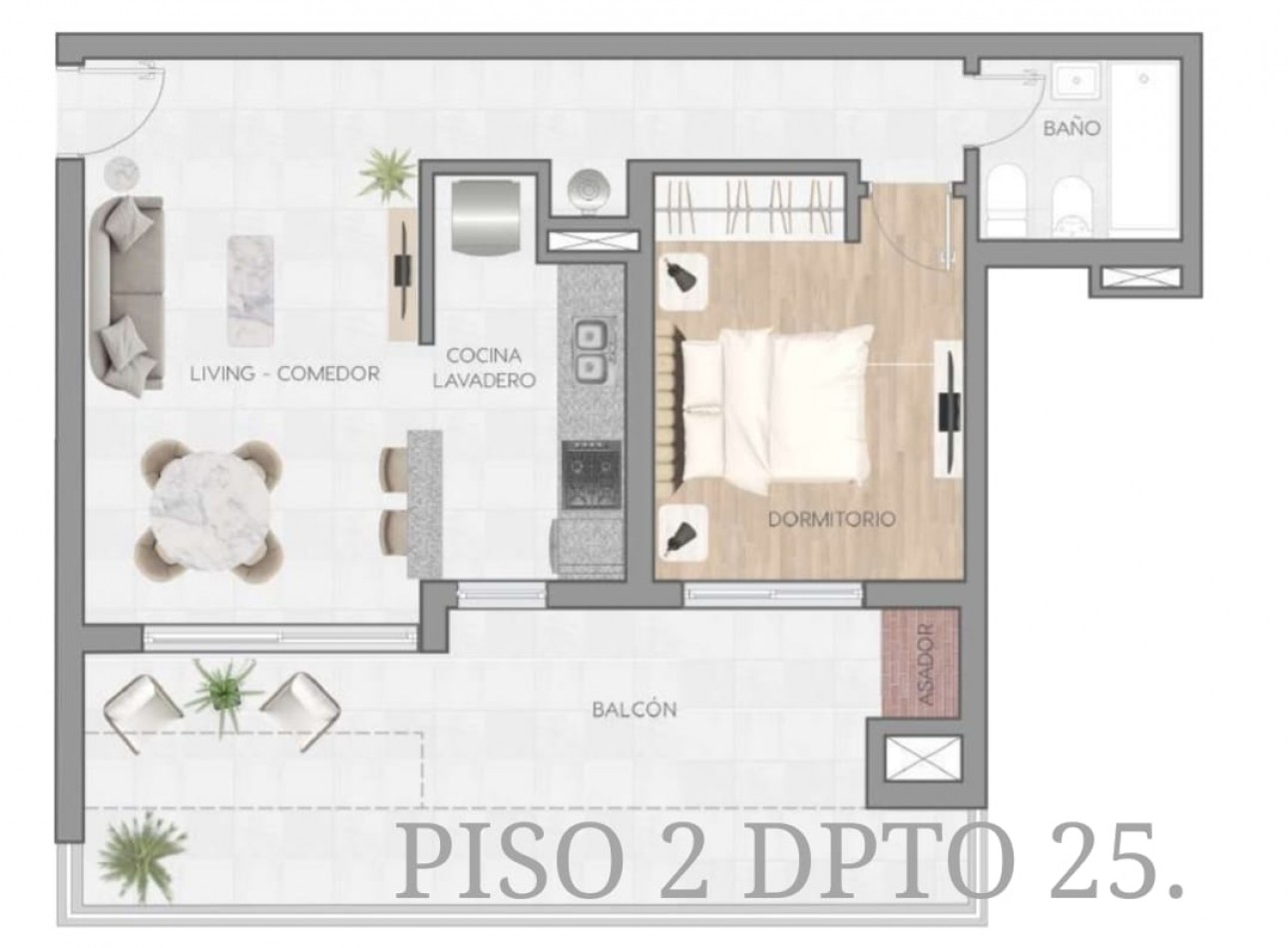 DEPARTAMENTO DE 1 DORMITORIO, COCHERA Y PACK MEJORAS EN SAN TOMAS PUEBLO VERDE