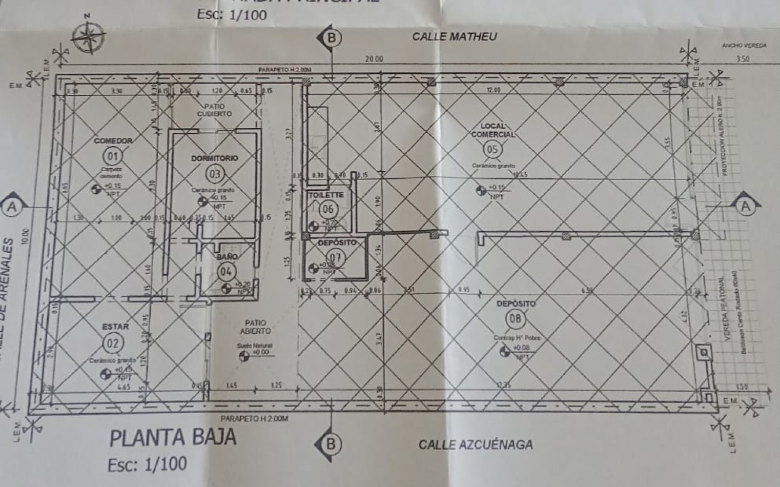 CASA INTERNA CON LOCAL COMERCIAL, SANTA FE