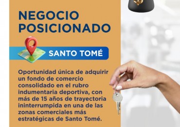 IMPORTANTE FONDO DE COMERCIO, SANTO TOME